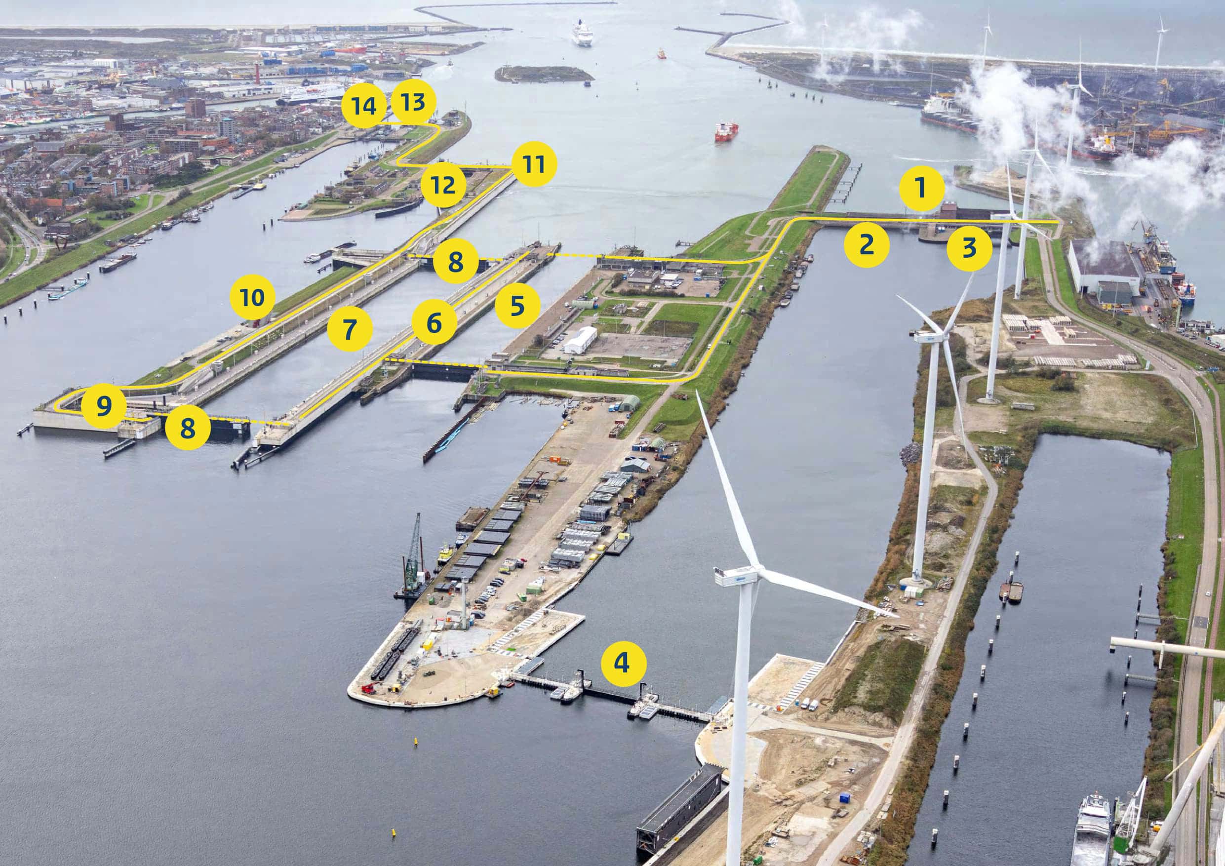 Hotspots Wandelroute