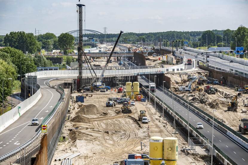 Verkeer over wisselbaan