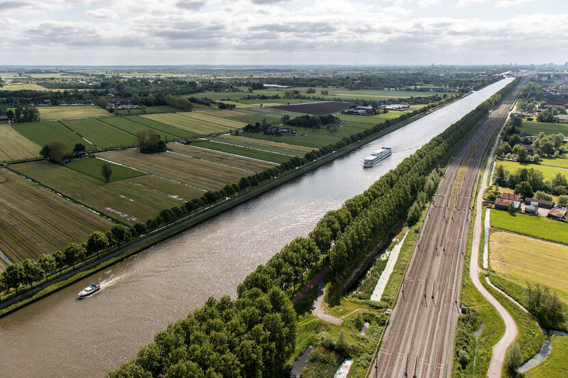 Amsterdam-Rijnkanaal luchtfoto